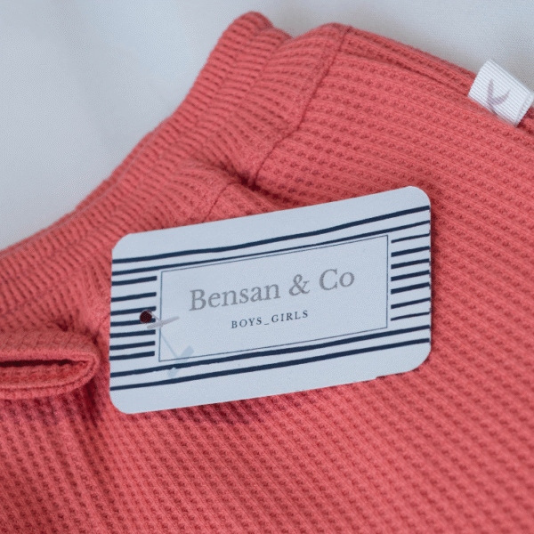 Short waffle HELENA (Coral) - Image 2